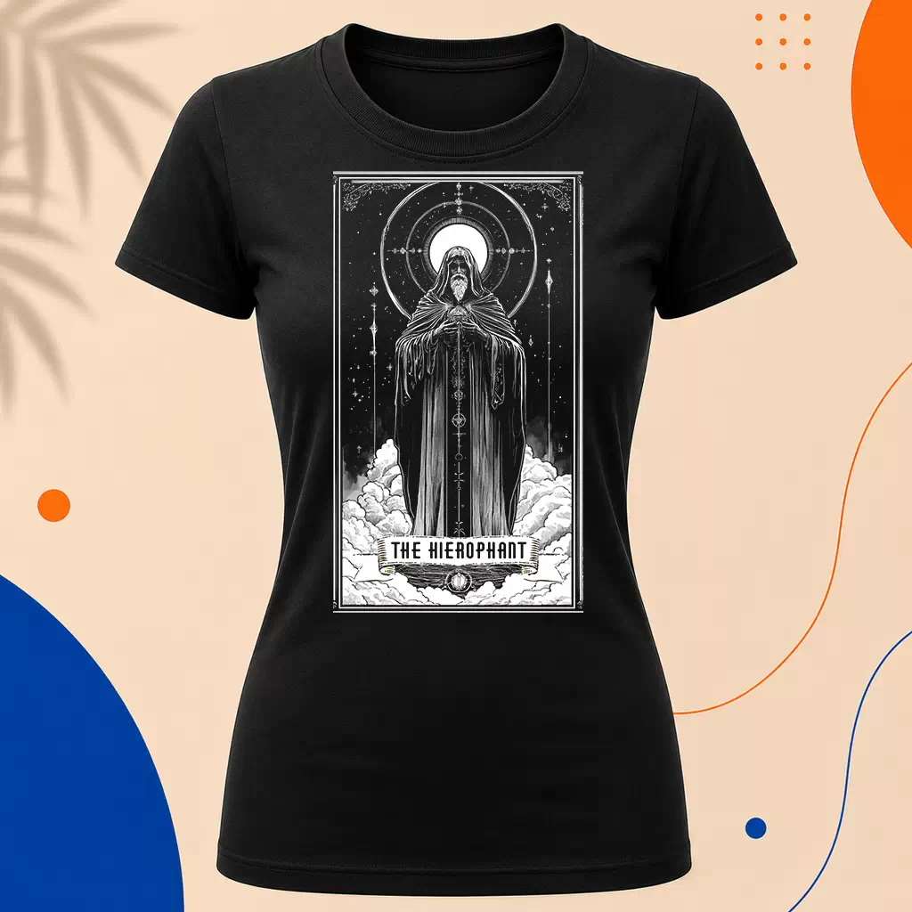 Dámské tričko - The Hierophant - Velekněz - Tarot - Velká Arkána